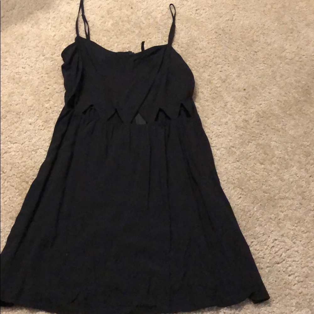 Black short dress